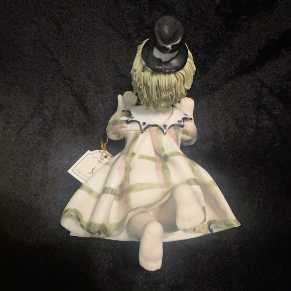 Vintage Porcelain Girl Clown by ARTE Collection - Picture 4 of 12